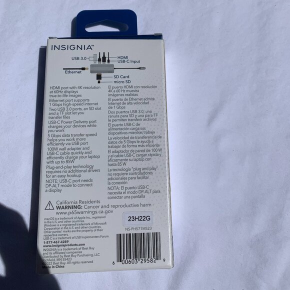 Open box 7-Port USB-C Docking station - Picture 7 of 7